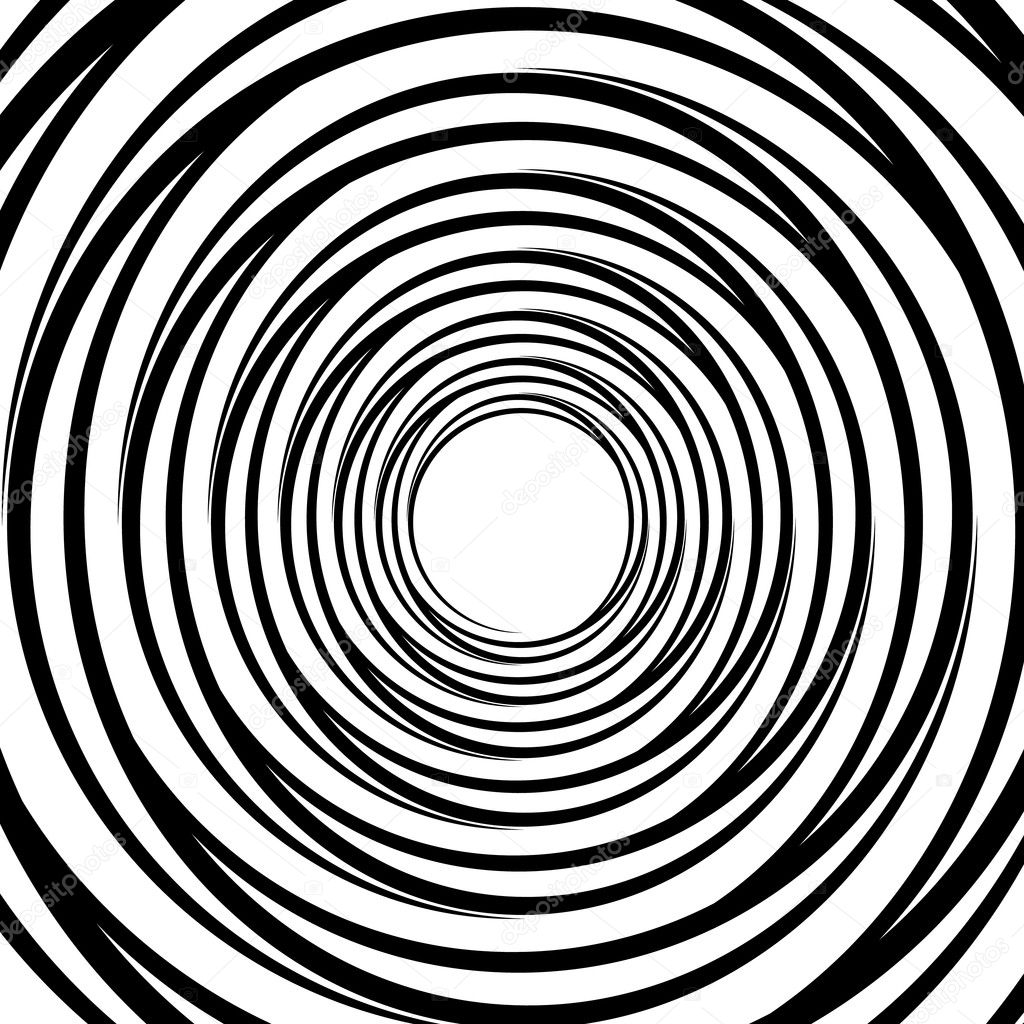Geometric spiral circlespattern  