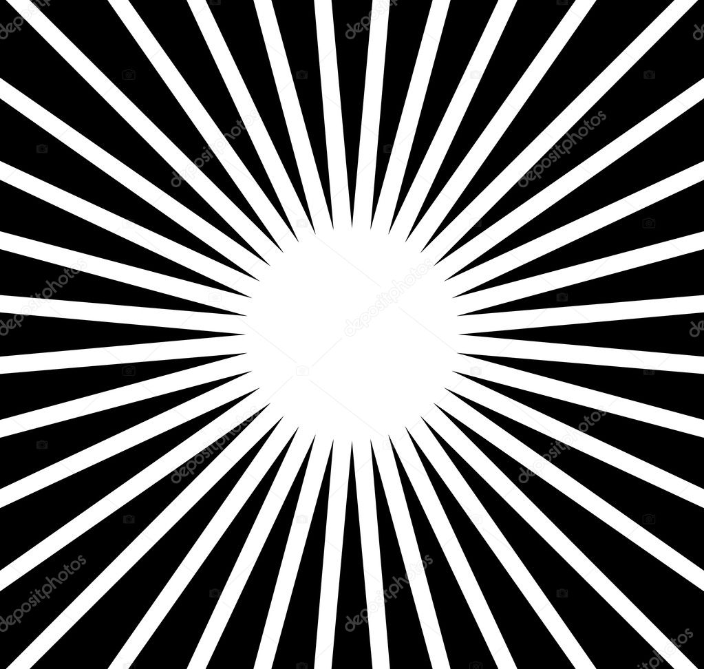 Radial rays, beams abstract background