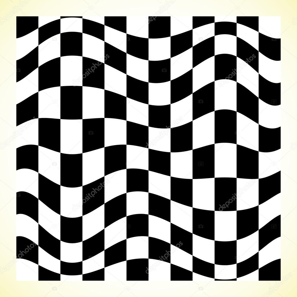Checkered patternwith distortion