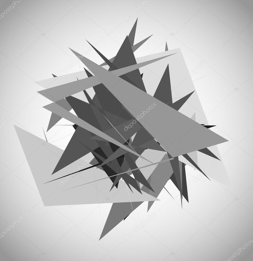 Abstract geometric shapes background