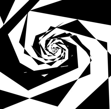 Spirally geometrik şekiller arka plan