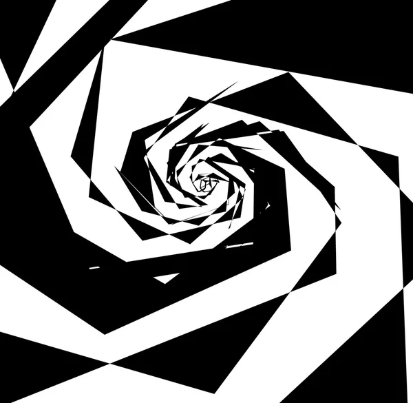 Spiralement géométrique formes arrière-plan — Image vectorielle