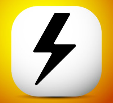 Aydınlatma cıvata, elektrik simgesi.