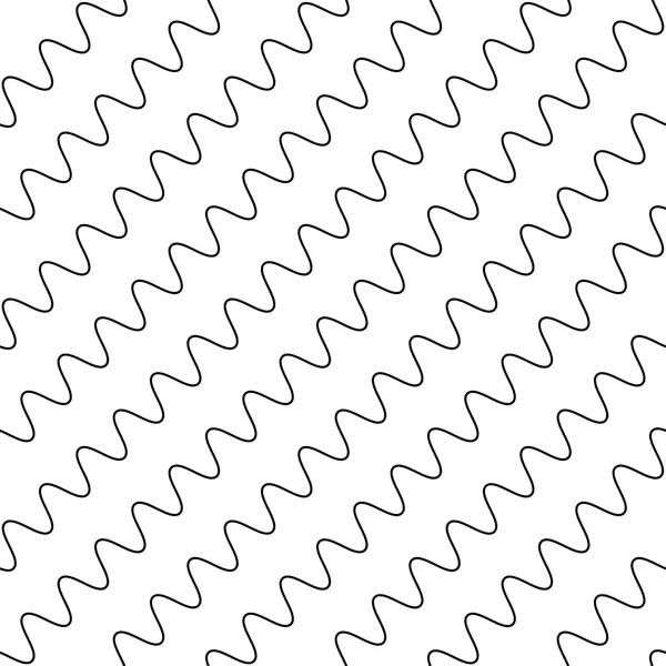 Parallella linjer som är vågigt, sicksack mönster — Stock vektor