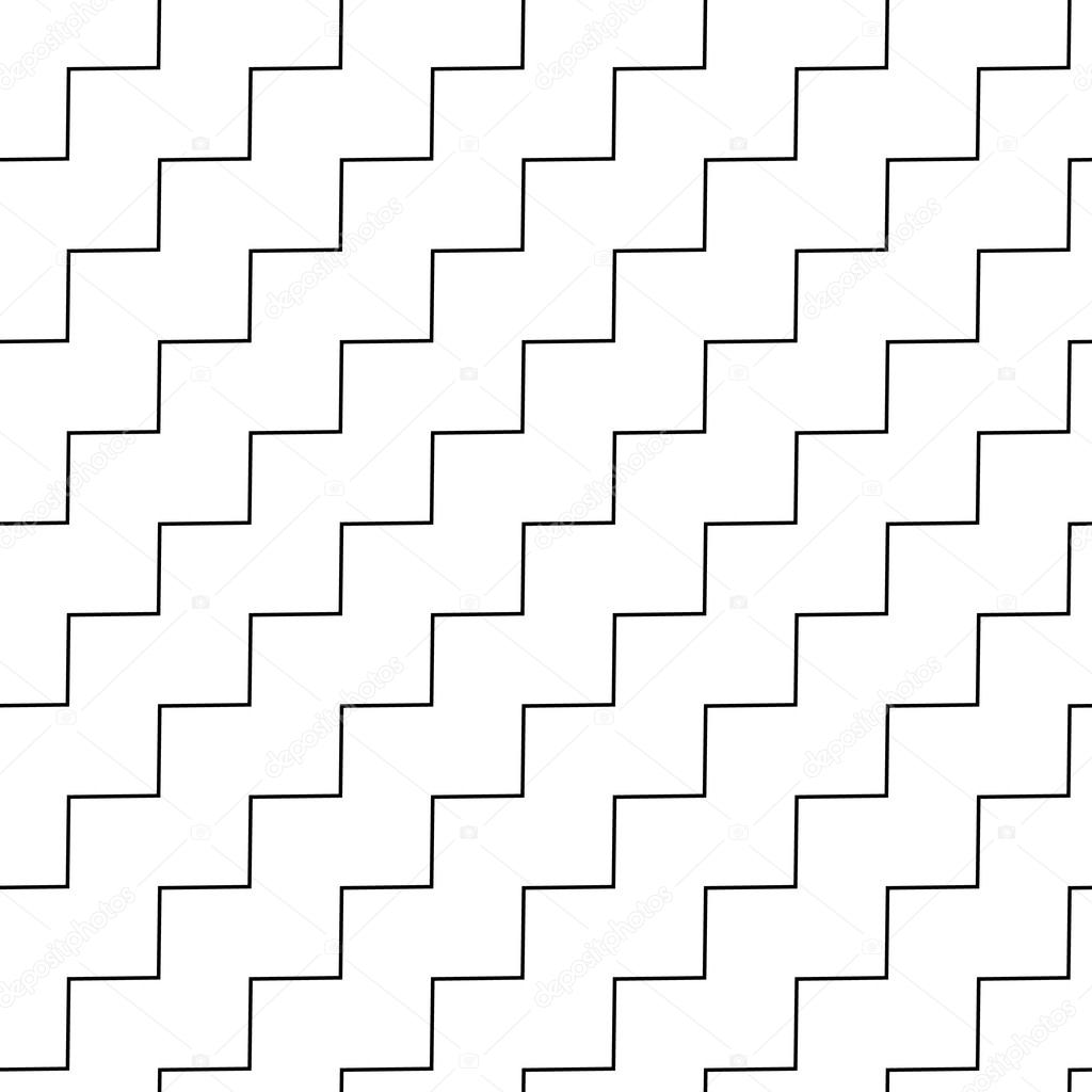 Wavy, zigzag parallel lines pattern