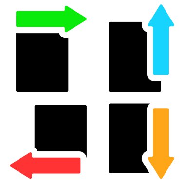 Afiş ile okları koymak