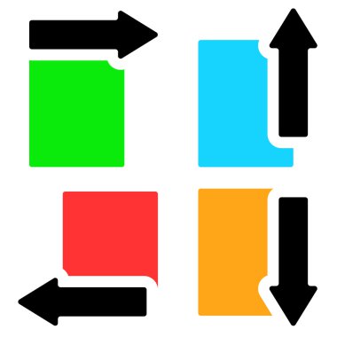 Afiş ile okları koymak