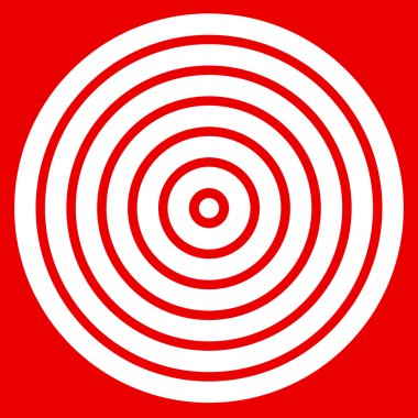 Hedef işareti ile bullseye