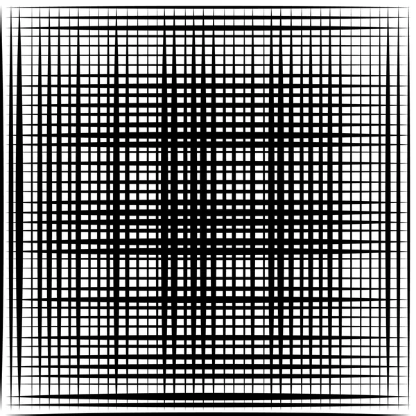 Asymmetric grid mesh pattern — Stock Vector
