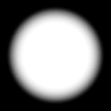 Daire noktalı resim deseni