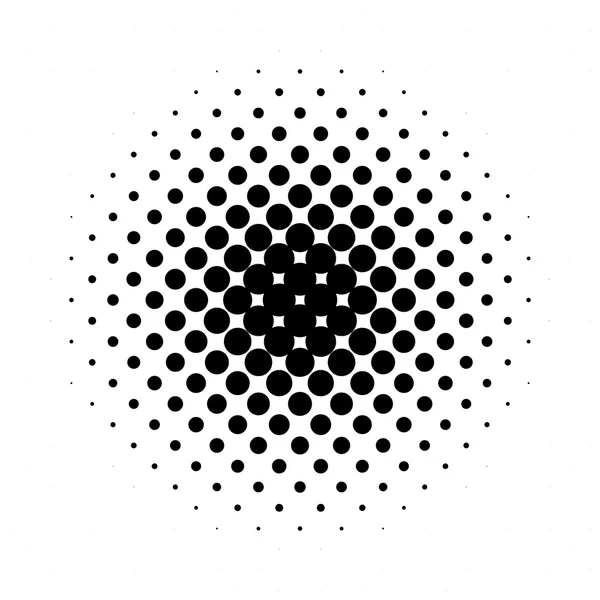 Circle halftone pattern — Stock Vector