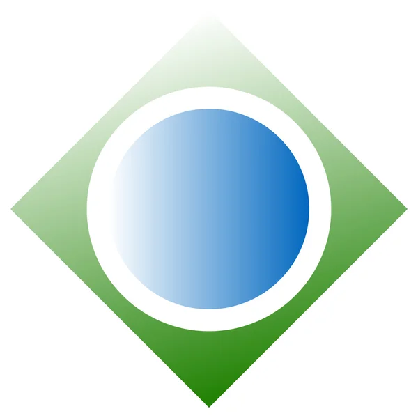 Parlak geometrik logosu — Stok Vektör