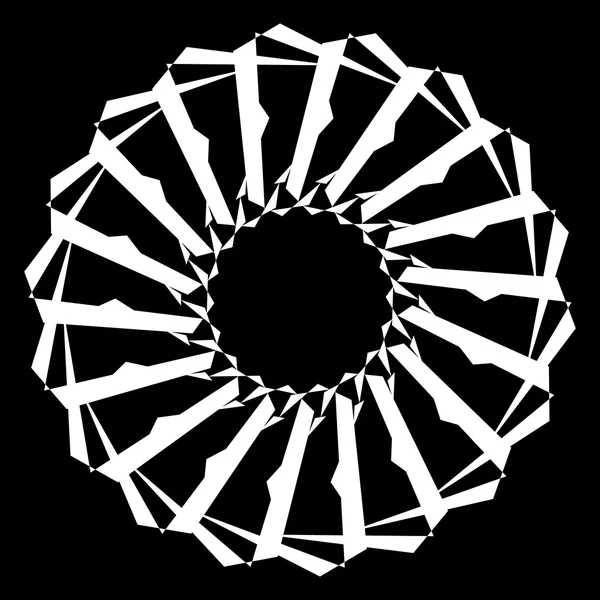 Geometriska spiral element — Stock vektor