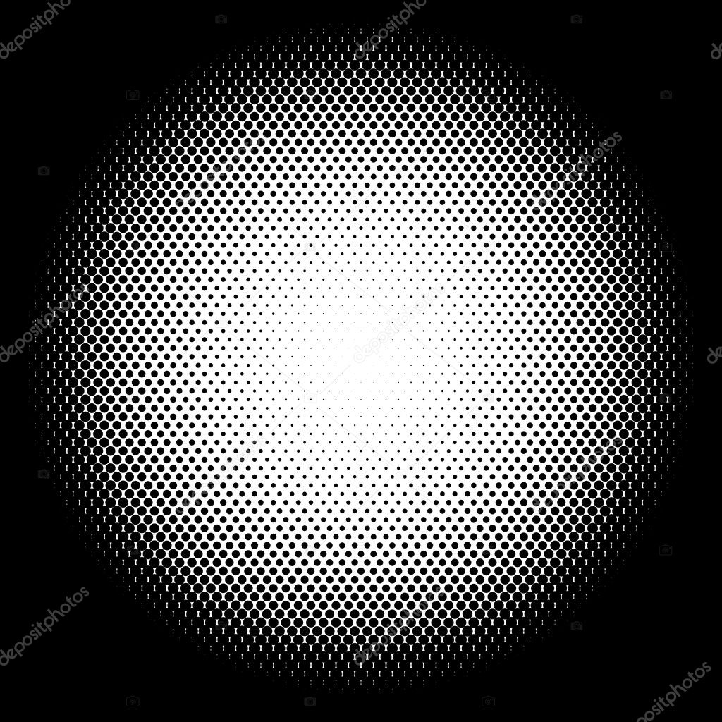 Circle halftone pattern