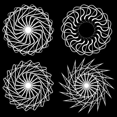 konsantrik spiral şekli