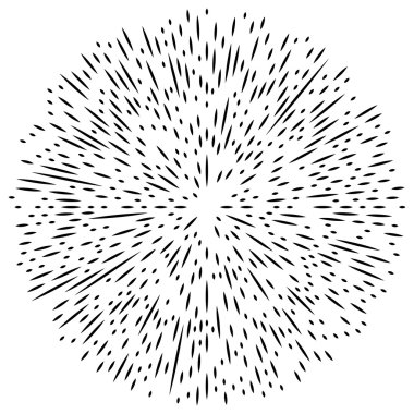 Radyal asimetrik çizgiler. 