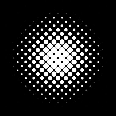 Daire noktalı resim deseni / doku