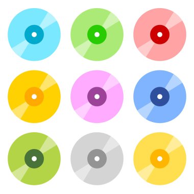 Düz Cd / Dvd simgeler