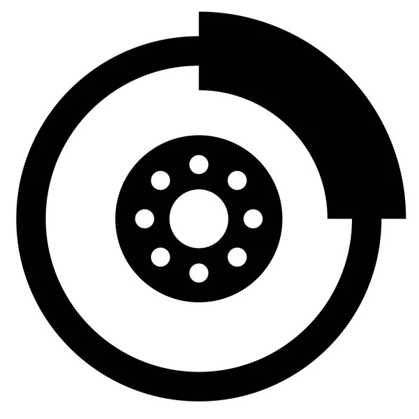 Гальмівний диск автомобіля — стоковий вектор