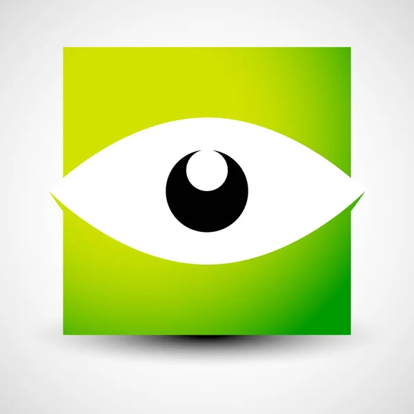 Forma dos olhos sobre quadrados — Vetor de Stock