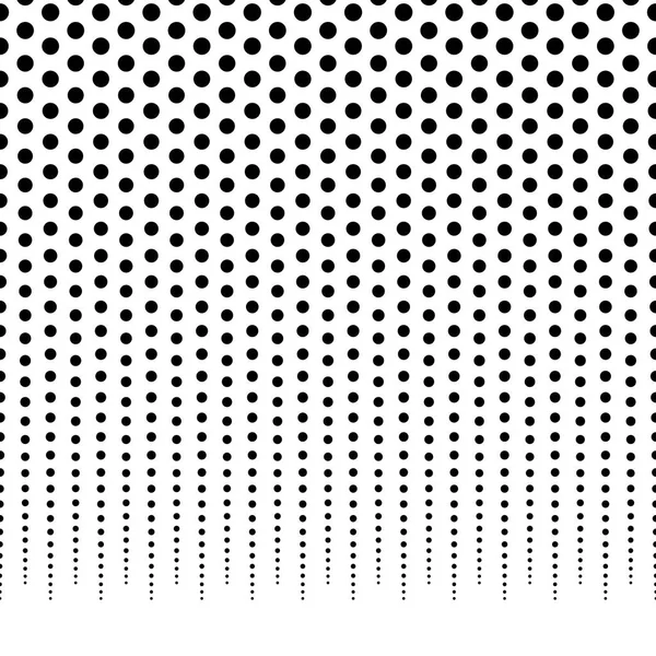 Horizontally repeatable halftone background — Stock Vector