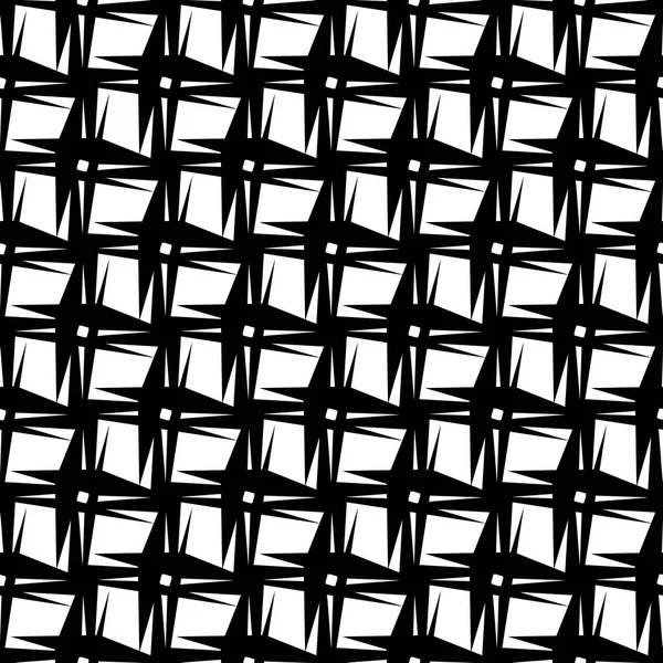 Patrón geométrico abstracto en blanco y negro — Archivo Imágenes Vectoriales