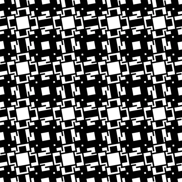 Абстрактний чорно-білий геометричний візерунок — стоковий вектор