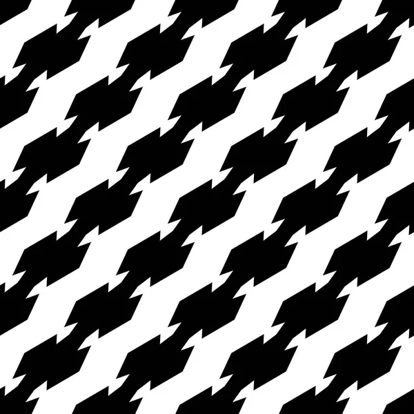 Abstraktes geometrisches Schwarz-Weiß-Muster — Stockvektor