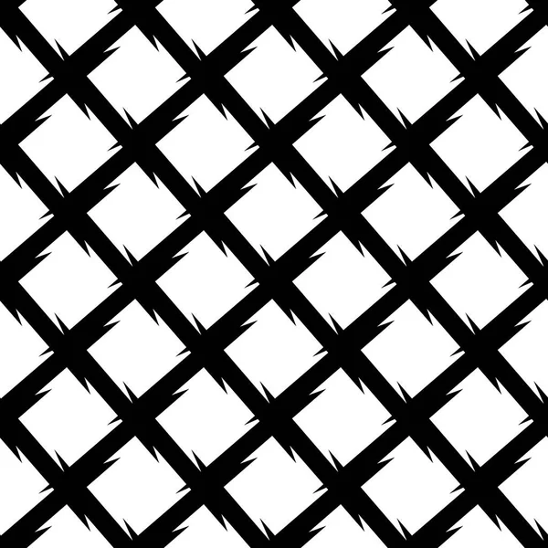 Absztrakt fekete-fehér geometriai minta — Stock Vector