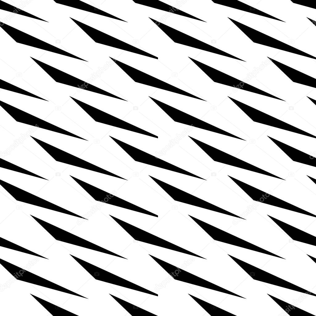Abstract black and white geometric pattern