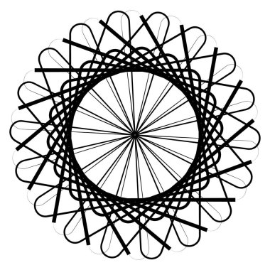 Dairesel geometrik öğesi