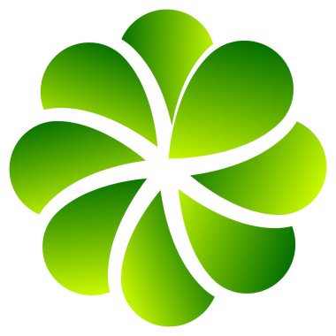 Doğa için konsantrik yaprak şekli