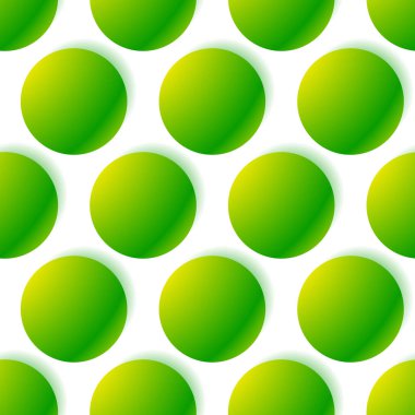 Parlayan daireler ile desen