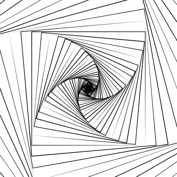 동심 사각형 리플 패턴 — 스톡 벡터