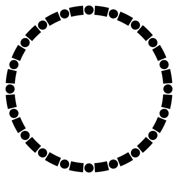 Élément de cercle géométrique simple — Image vectorielle