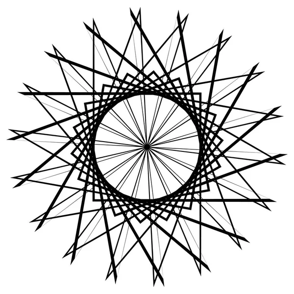 Kreisförmiges geometrisches Element — Stockvektor