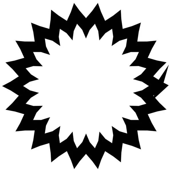 Simple geometric circle element — Stock Vector