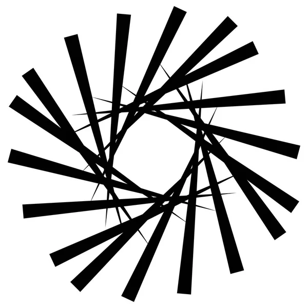 Lignes asymétriques aléatoires . — Image vectorielle