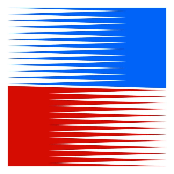 Logo vorm met rechte parallelle horizontale lijnen — Stockvector