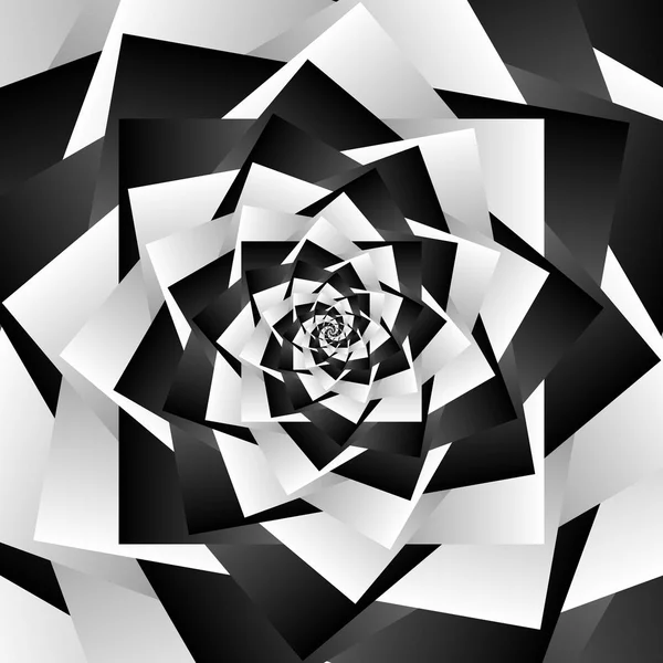 Spiral gri tonlamalı geometrik arka plan — Stok Vektör