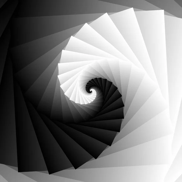 Спіральний сірий геометричний фон — стоковий вектор