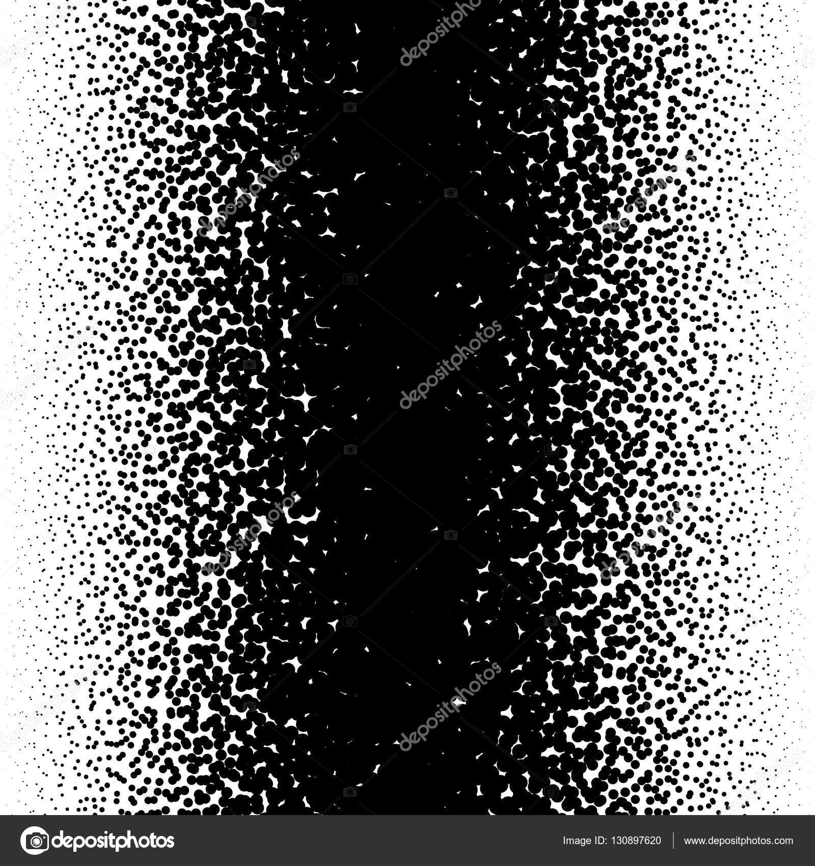 Irregular dots abstract monochrome halftone Stock Vector Image by