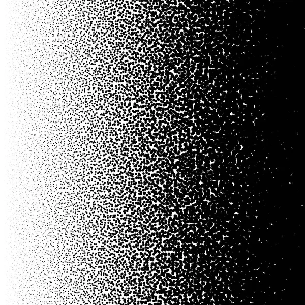 Pontos irregulares halftone monocromático abstrato —  Vetores de Stock