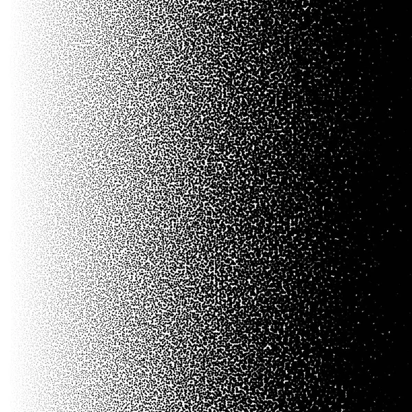 Pois irréguliers abstraits monochromes demi-tons — Image vectorielle