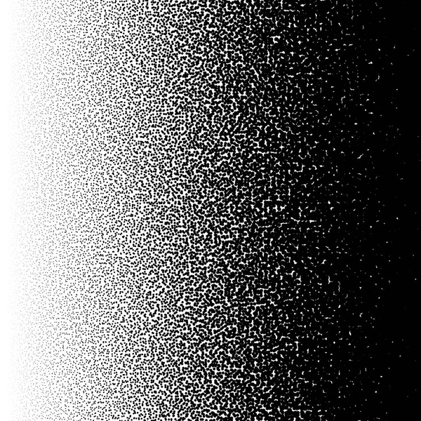 Puntos irregulares abstracto monocromo medio tono — Archivo Imágenes Vectoriales