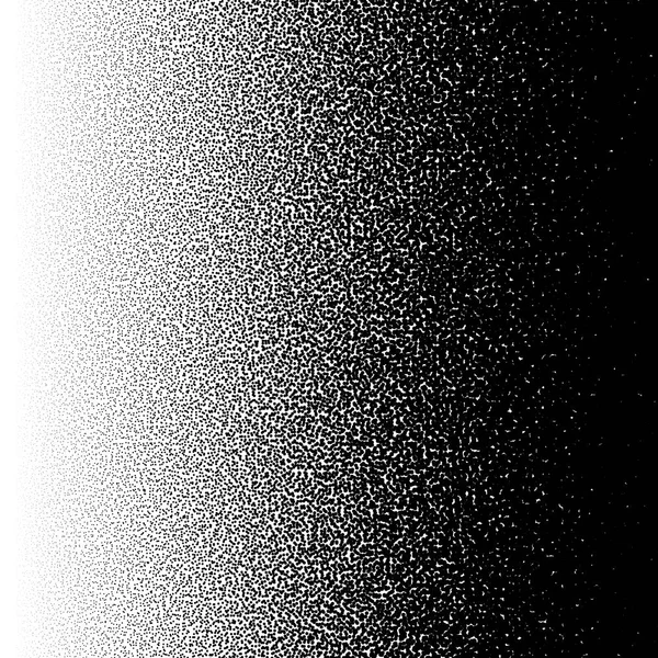 Pontos irregulares halftone monocromático abstrato — Vetor de Stock