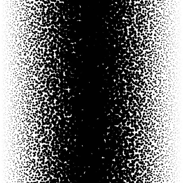 Irregular dots abstract monochrome halftone