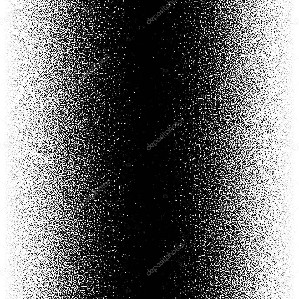 Irregular dots abstract monochrome halftone