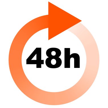 Saat yönünde dairesel ok simgesiyle