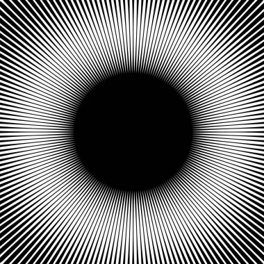 oncentric dairesel çizgiler paterni